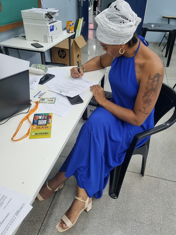 Assistida Nudedh Semana Nacional Registro Civil MENOR
