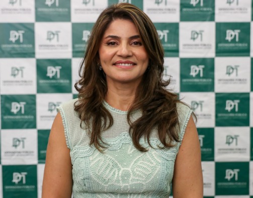 Defensora pública geral de MT Maria Luziane Ribeiro Castro