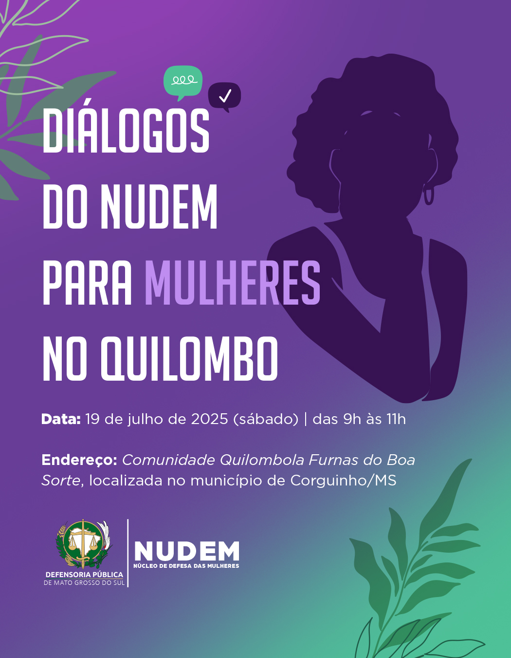 NUDEM evento Quilombo