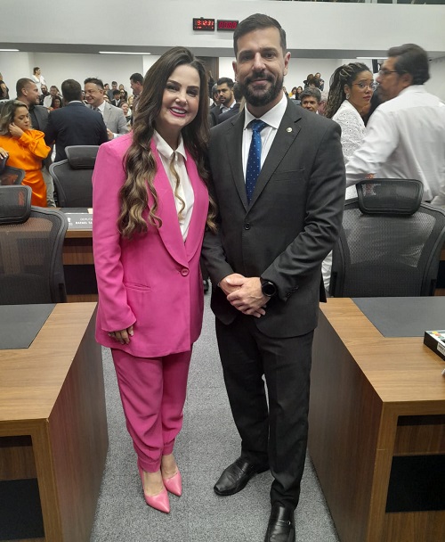Dr Homero com Mara Caseiro
