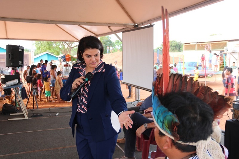 Dra Patricia aldeia evento Ageab